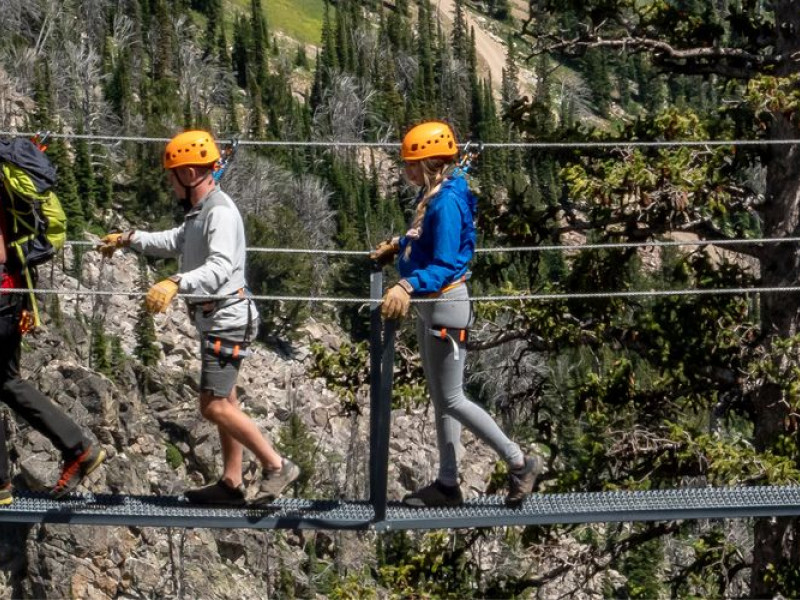 Na via ferraty s dětmi