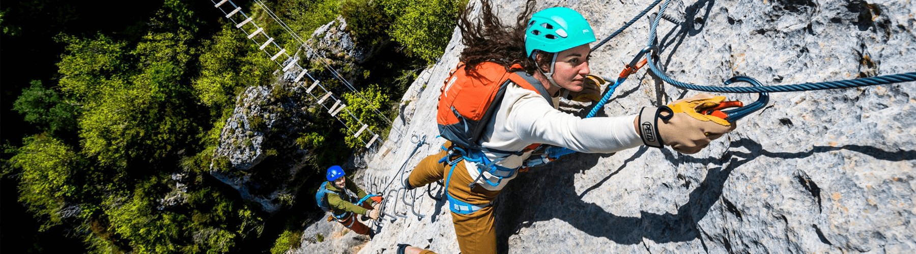 Výzva ke stažení ferratových setů Petzl Scorpio Eashook